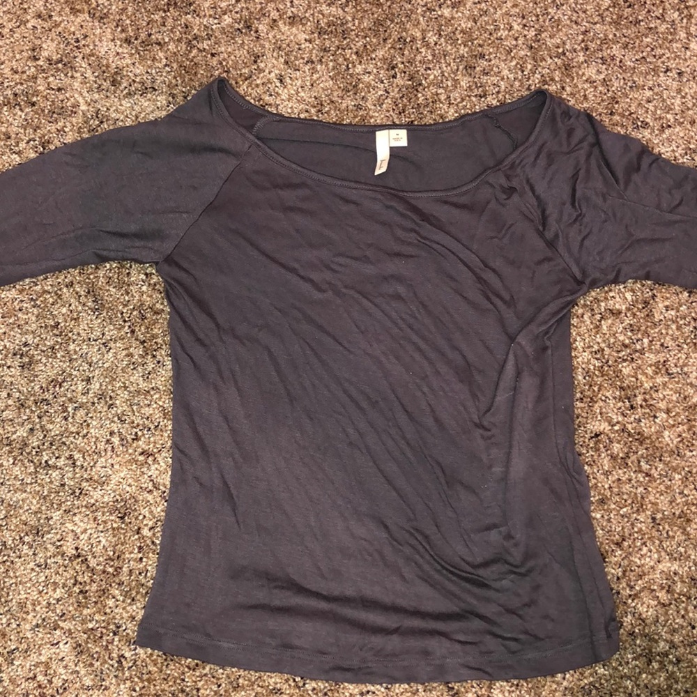 Nordstrom BP “Frenchi” Medium Crop top in gray